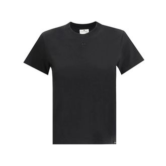 Courr&egrave;ges Dames, Tops, Zwart, Maat: XS Katoen