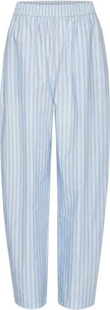 Rotate Poplin Tapered Pants - Dames - Broeken - Blauw - S - Katoen - Broeken