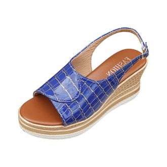 Generic 2026 Women Slippers Womens Espadrilles Sandals (Blue, 3.5)