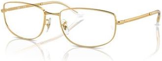 Ray-Ban 54mm Irregular optical glasses in Gold at Nordstrom