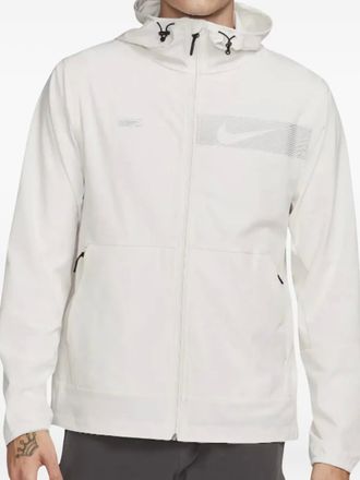 Nike Repel Hooded zip-up jacket - men - Polyester/Elastane - S - Neutrals