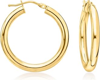 Ross-Simons Italian 18kt Yellow Gold Hoop Earrings