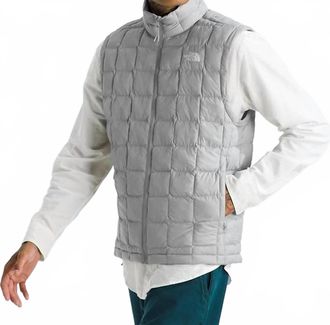 The North Face Thermoball Eco Vest In Meld Grey