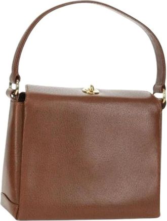 Gucci Pre-owned Handbags, female, Brown, Size: ONE SIZE Pre-owned Vintage Hand Bag