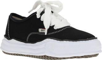 Miharayasuhiro Unisex Cotton Sneakers Black Upper: Cotton; Sole: Rubber