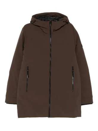 Peuterey Cappotto con zip e cappuccio - Marrone