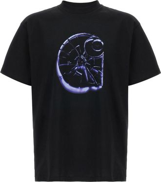 Carhartt Work in Progress Black Crewneck Graphic T-Shirt