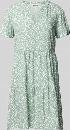 Only Tailliertes Sommerkleid aus reiner Viskose Modell ZALLY LIFE in Hellgruen, Gr&ouml;&szlig;e XL