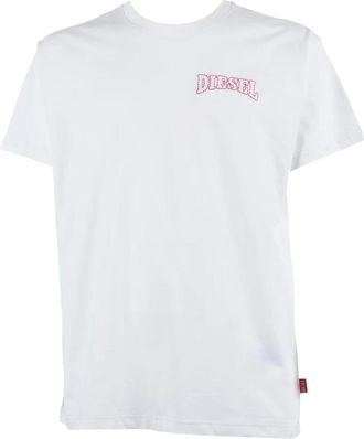 Diesel T-Shirts, male, White, Size: XL T-Norm-V16 Maglietta