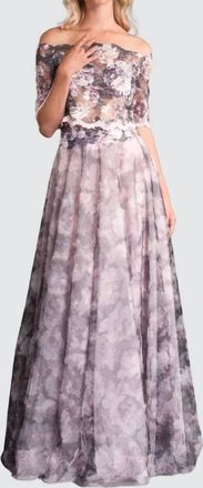 Olvi's Soft Tulle Midi Skirt In Shadow Rose