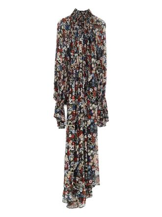 Khaite Edgar floral maxi dress - Black