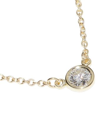 Tiffany & Co. 18K Diamond Pendant Necklace (Authentic Pre-Loved)