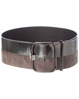 Roger Vivier Leather & Suede Belt