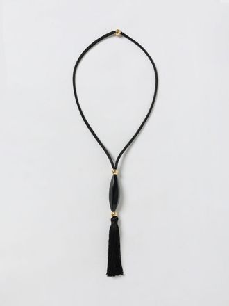 Emporio Armani Collana Emporio Armani in tessuto e resina con nappa