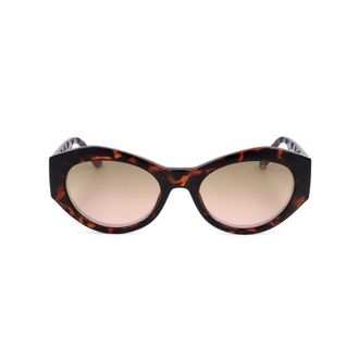 Guess Ladies Brown Oval Sunglasses GU7728