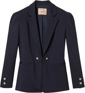 Twin-Set Blazer con bottoni - Blu