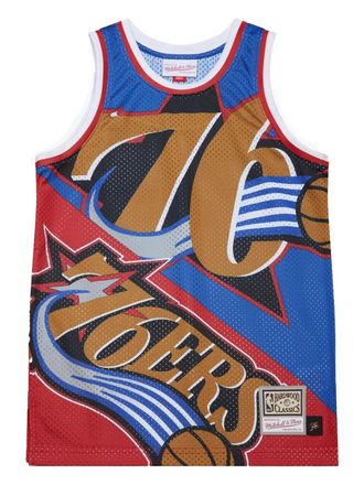 Mitchell & Ness x NBA Big Face Fashion Tank 5.0 Philadelphia 76ers tank top - Blue