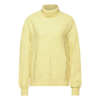 Street One Sweatshirts & Hoodies - Dames - Truien - Geel - Maat: M