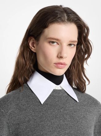 Michael Kors Cotton Poplin Dickey