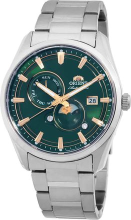 Orient Contemporary Stretto Day-Night Automatic Green Dial Mens Watch RA-AK0314E30B