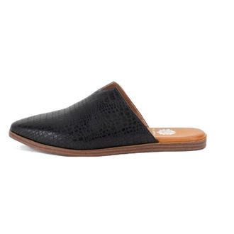 Yellow Box Womens Novita Flat Mule In Black