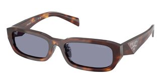 Prada PR B06SF Asian Fit 15W03N Womens Sunglasses Tortoiseshell Size 55