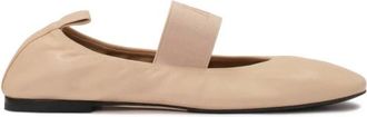Kazar Instap ballerinas met brede band - Dames - Ballerinas - Roze - 40 EU - Leer - Schoenen