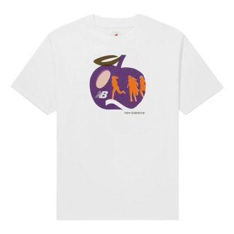 New Balance Made in USA Apple Graphic Tee Asia Sizing White MT31547-WT