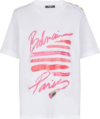 Balmain Mujer, Camisetas, Blanco, Talla: S