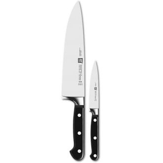 Zwilling Zwilling - Set Of - Cuchillo (420 Mm, 95 Mm, Acero Inoxidable, Negro, Acero Inoxidable)