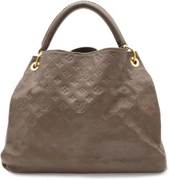 Louis Vuitton Pre-owned Vintage Monogram Empreinte Shoulder Tote - Dames - Vintage Handtas - Bruin - ONE Size - Leer - Vintage