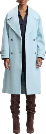 Avec Les Filles Oversized Crombie Coat