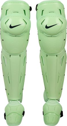 Nike Diamond Elite Baseball Leg Guards in Green | N1003437-334