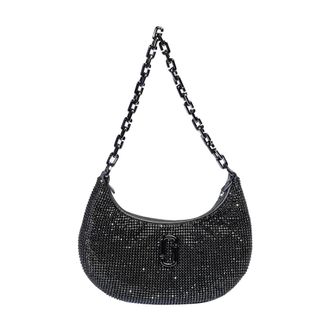 Marc Jacobs The Rhinestone Small Curve - female - Marc Jacobs - Shoulder Bags - Black - ONE SIZE - Bags