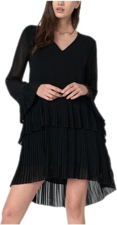Pepe Jeans London Penelope jurk - Dames - Casual kleedjes - Zwart - M - Kleedjes