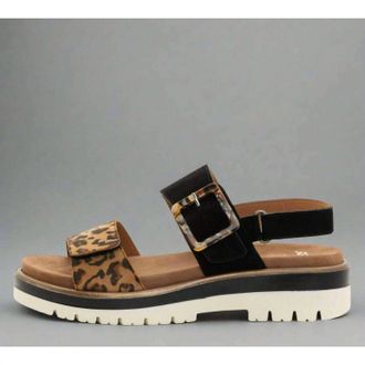 Ara Womens Marabella Sandals In Leopard Black