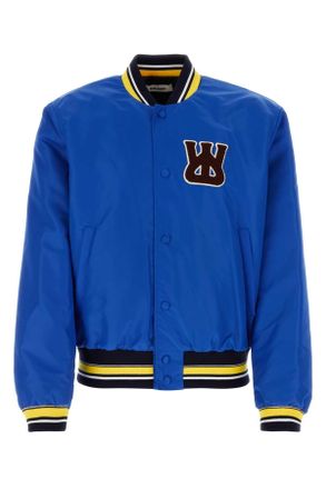 Wales Bonner Electric Blue Nylon Sorbonne 56 Bomber Jacket