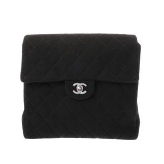 Chanel Black Jersey Backpack (Pre-Owned)