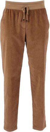 Lorena Antoniazzi corduroy-texture trousers - Brown