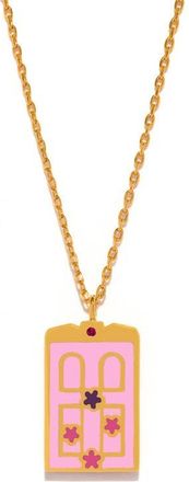 Girls Crew x Disney Pixar Monsters Inc. Boos Door Pendant Necklace in Gold at Nordstrom