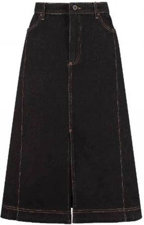 Baum Und Pferdgarten Womens Tailored Midi Skirt In Black