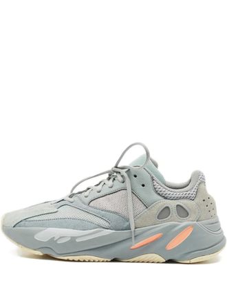 Yeezy by Kanye West 700 leather mesh shoes - men - Mesh/Leather/Mesh/Suede/Rubber - 44 - Grey