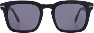 Tom Ford Dax Polarized Smoke Square Mens Sunglasses FT0751-F 01D 53