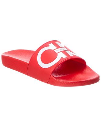 Ferragamo Groovy Rubber Slide