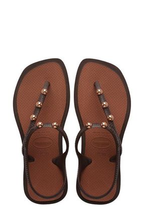 Havaianas Flash Fusion Sandal in Coffee/Rust at Nordstrom, Size 9