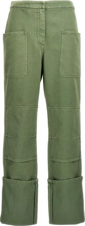 Max Mara Bicolor Cotton Casual Womens Pants