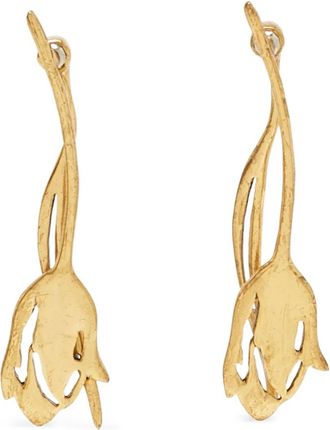 Oscar De La Renta Orecchini con fiore - Oro