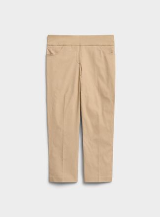 Contemporaine Womens Ultra-comfortable bengaline capri pant Fit: Slim leg, regular rise