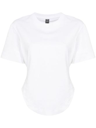 adidas by Stella McCartney T-shirt met logoprint van biologisch katoen - Wit
