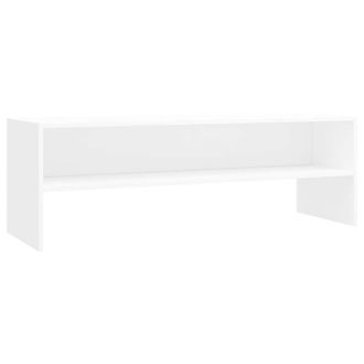 vidaXL Vidaxl - Mueble Para Tv Madera Contrachapada Blanco 120x40x40 Cm